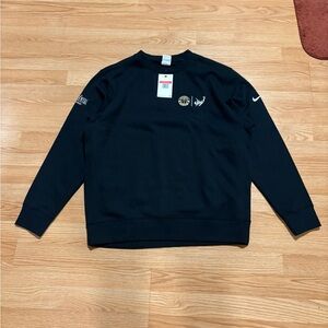 Nike Black Crewneck Sweatshirt with Subtle Logos